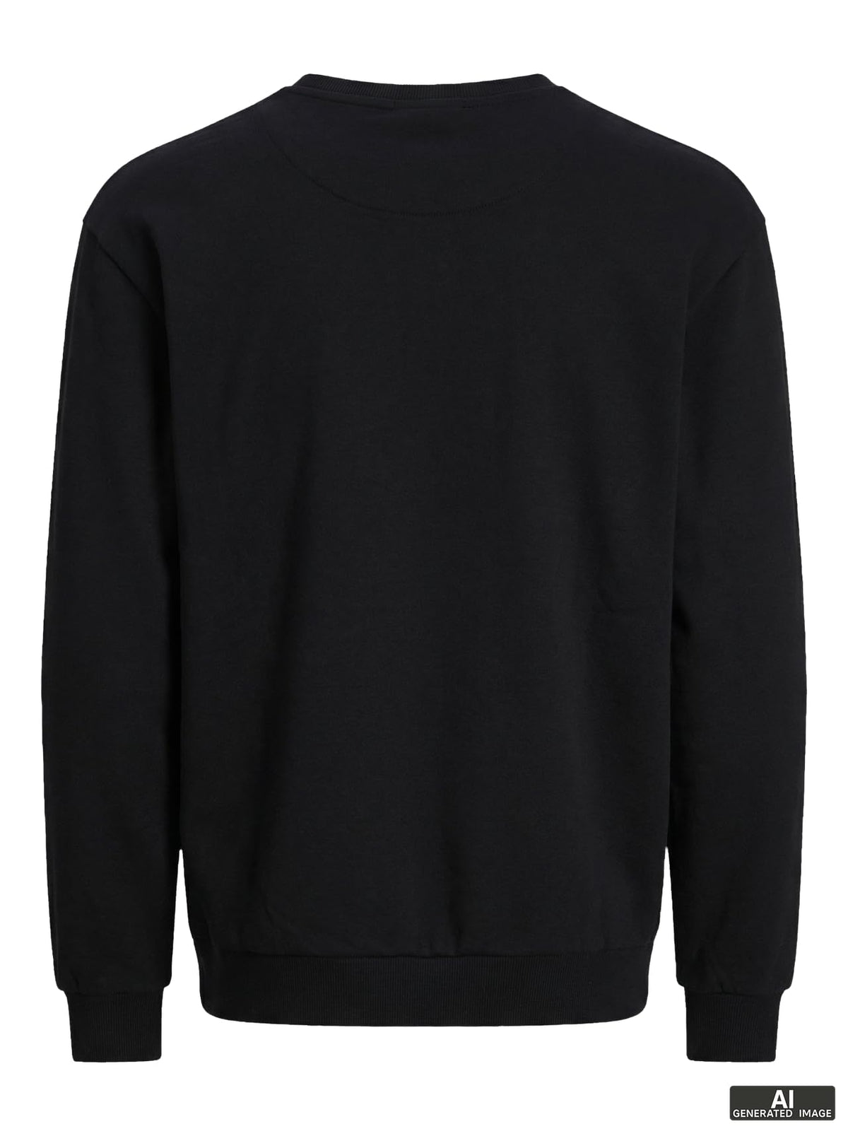 JACK & JONES Male Sweatshirt mit Rundhals Einfarbig Sweatshirt mit Rundhals