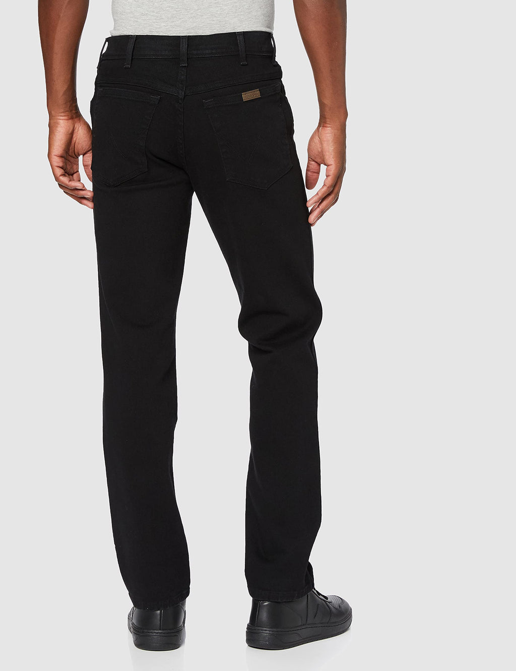Wrangler Herren Durable Regular Fit Straight Leg Jeans, Schwarz (Black), 34W / 34L