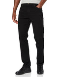 Wrangler Herren Durable Regular Fit Straight Leg Jeans, Schwarz (Black), 34W / 34L
