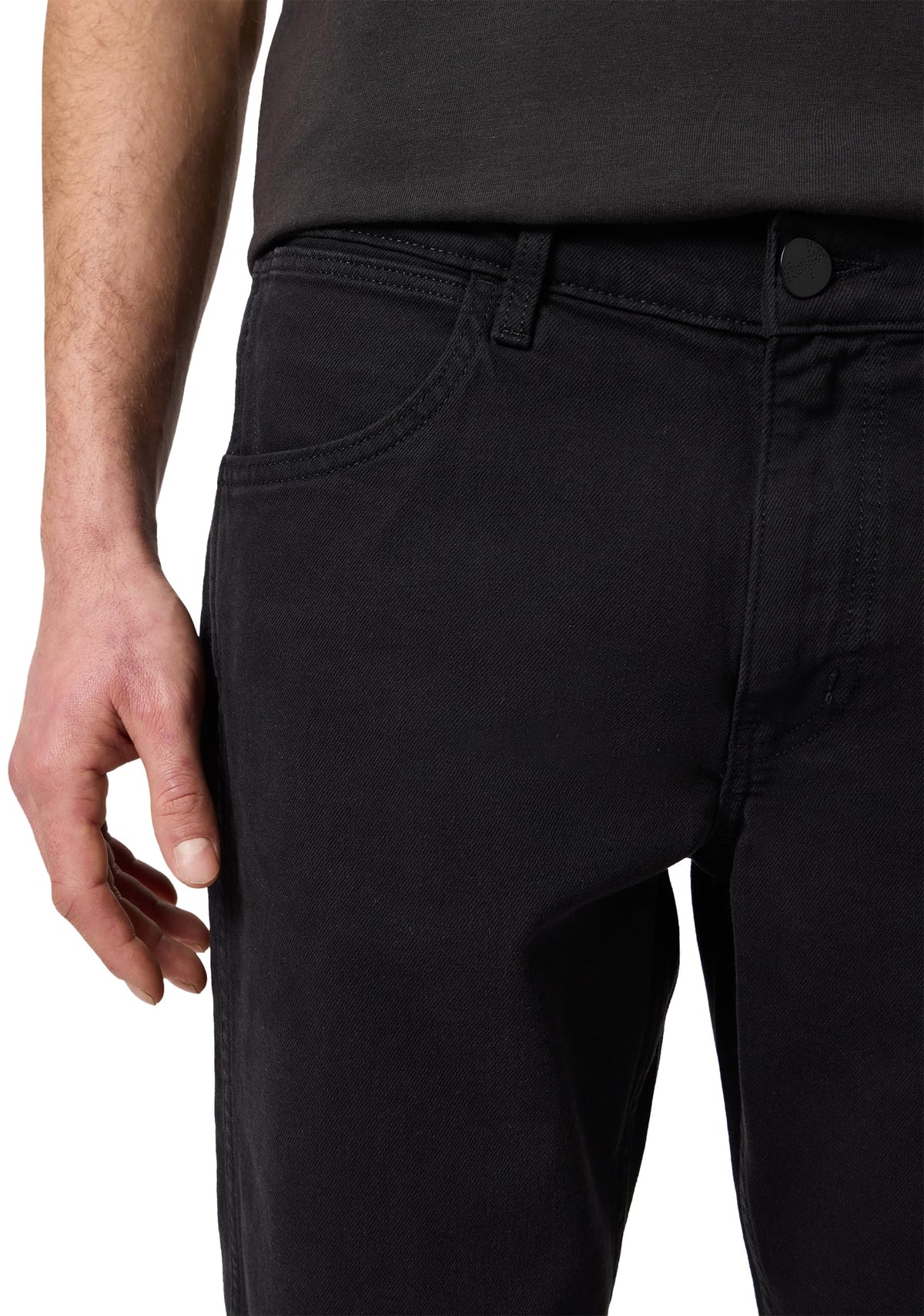 WRANGLER - Jeans Herren - Regular Straight Fit - Greensboro - Schwarz Rinse